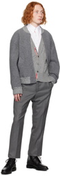 Thom Browne Black Classic Wingtip Boots