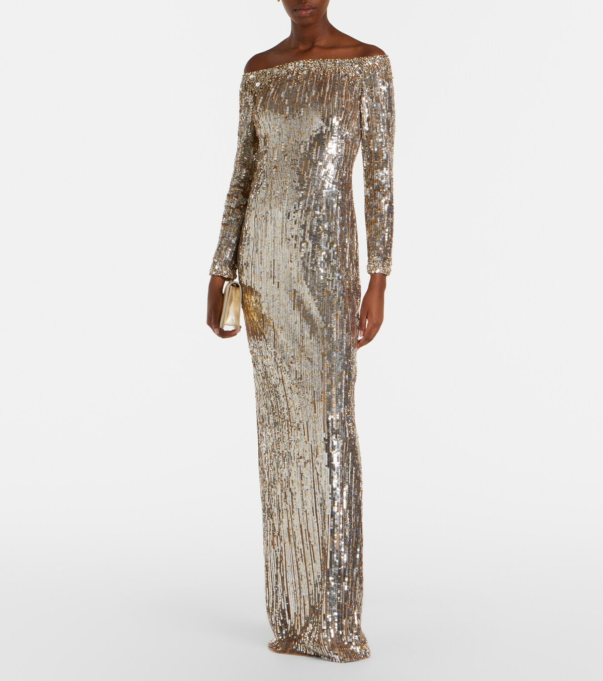 Jenny Packham Marnie embellished gown