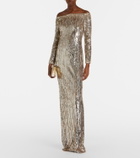 Jenny Packham Marnie embellished gown
