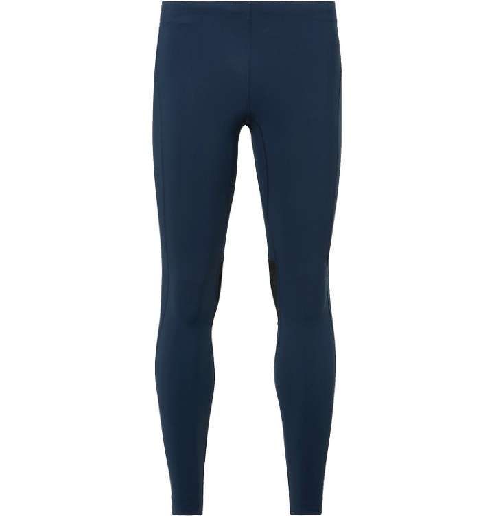 Photo: Iffley Road - Windsor Stretch-Jersey Compression Tights - Blue