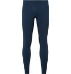 Iffley Road - Windsor Stretch-Jersey Compression Tights - Blue