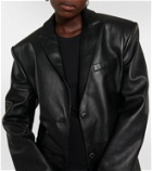 The Mannei Jafr tailored leather blazer