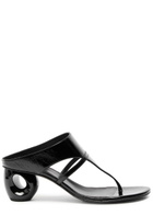 Alohas Dystaria Patent Leather Sandals Black