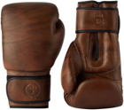 Modest Vintage Player Brown Pro Leather Boxing Gloves