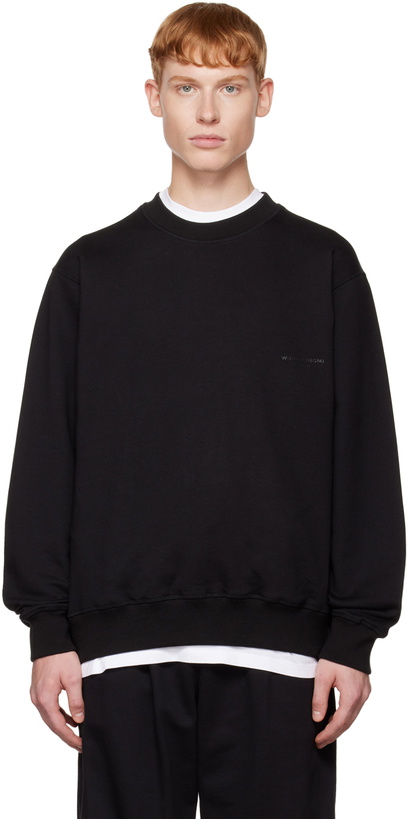 Photo: Wooyoungmi Black Bonded Sweatshirt