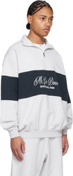ABRA Gray & Navy School Zipped Sweatshirt