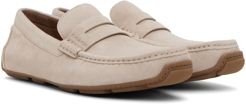 Coach 1941 Taupe Luca Driver Loafers