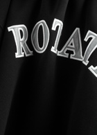 Rotate Sunday Logo-embroidered Cotton Sweatshirt Black