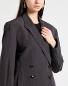 Quira Womens Blazer in Charcoal