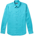 Vilebrequin - Caroubis Linen Shirt - Men - Turquoise