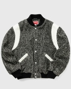 Kenzo Wool Varsity Jacket Silver Bomber Jackets