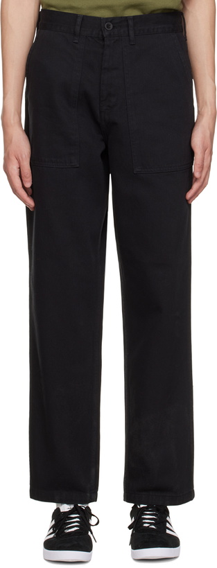 Photo: Palmes Black Groundsman Trousers