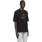 Marcelo Burlon County of Milan Black Psychedelic Flower T-Shirt