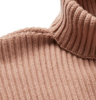 TOM FORD - Ribbed Cashmere Rollneck Sweater - Pink