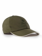 Loro Piana - Logo-Embroidered Storm System® Shell Baseball Cap - Green