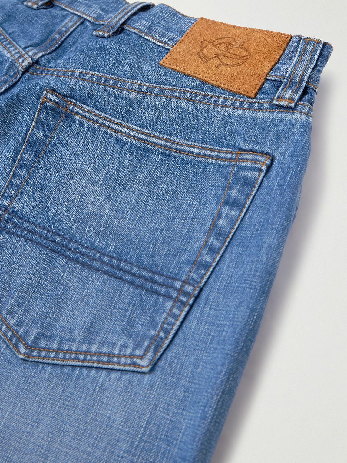 Drake's - Straight-Leg Selvedge Jeans - Blue Drake's