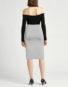 Peserico Womens Midi skirt in Grey