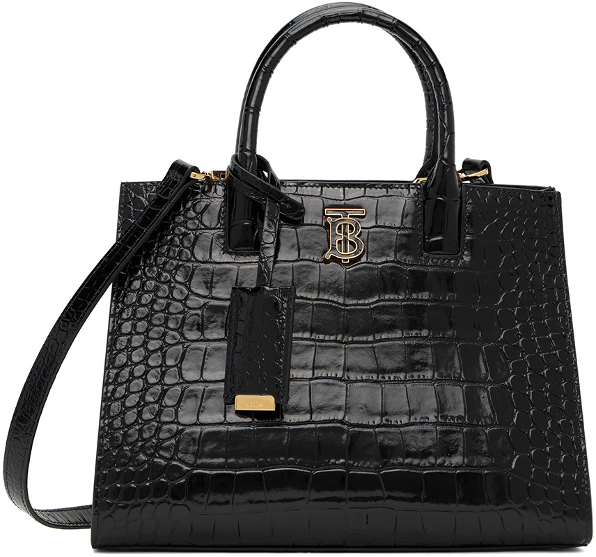 【BURBERRY】MINI FRANCES BAG BURBERRY Mini Frances Bag Embossed Cloud Grey Leather | COCOON