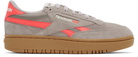 Reebok Classics Gray Club C Double Revenge Sneakers