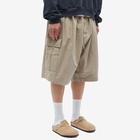 Acne Studios Men's Rudento Cotton Ripstop Shorts in Cold Beige