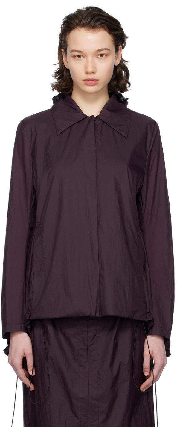 JOHANNA PARV Purple Hood Jacket