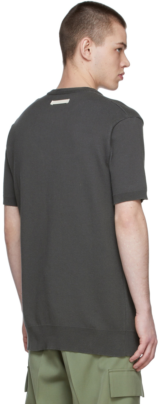 UNIFORME Grey Cotton T-Shirt