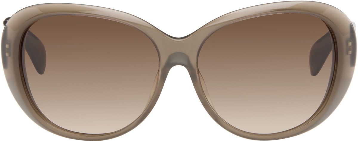 Oliver Peoples Taupe Maridan Sunglasses