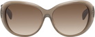 Oliver Peoples Taupe Maridan Sunglasses