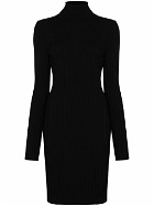 WOLFORD - Merino Wool Ribbed Short Dress