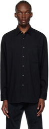 AURALEE Black Denim Shirt