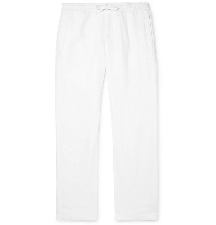 Photo: Orlebar Brown - Stoneleigh Linen Drawstring Trousers - White