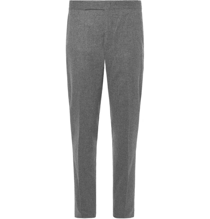 Photo: Polo Ralph Lauren - Slim-Fit Tapered Wool-Flannel Trousers - Men - Gray