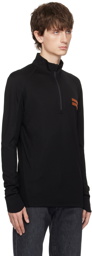 ZEGNA Black Half-Zip Sweatshirt