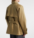 The Frankie Shop Kelia belted padded jacket