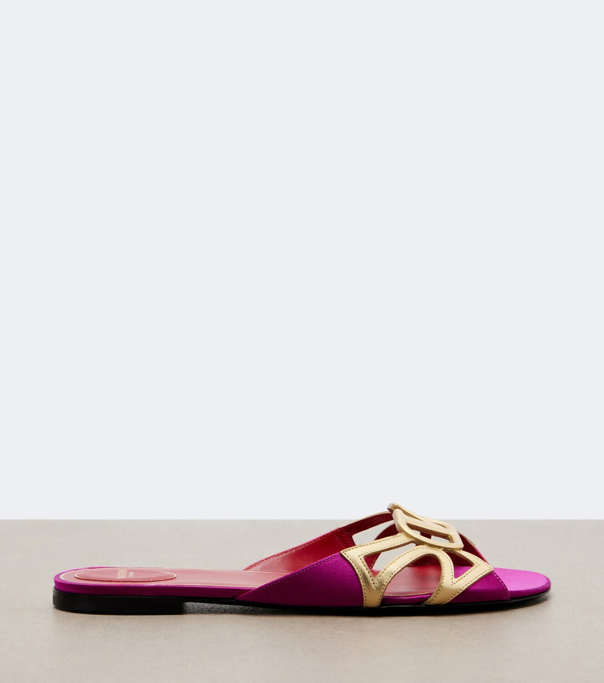 Valentino Garavani Wonderweb VLogo leather slides