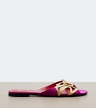 Valentino Garavani Wonderweb VLogo leather slides