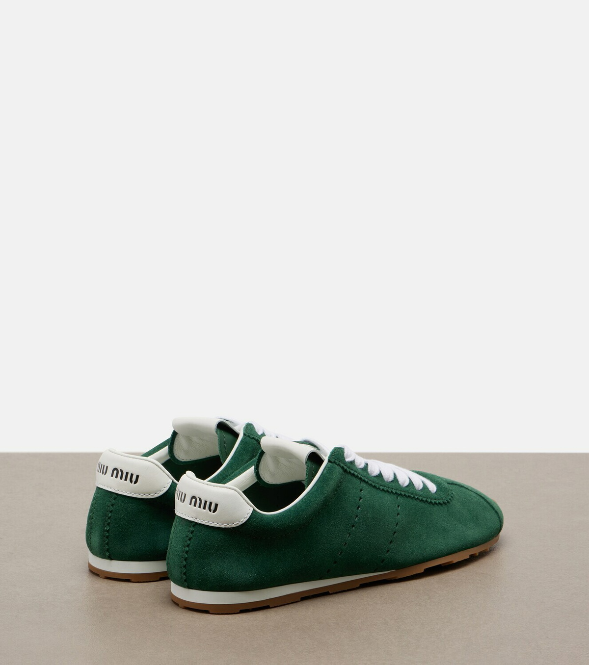 Miu Miu Plume suede sneakers