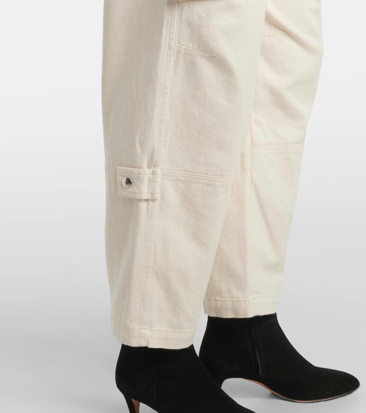 Marant Etoile Jannick low-rise cotton cargo pants