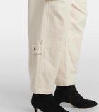 Marant Etoile Jannick low-rise cotton cargo pants