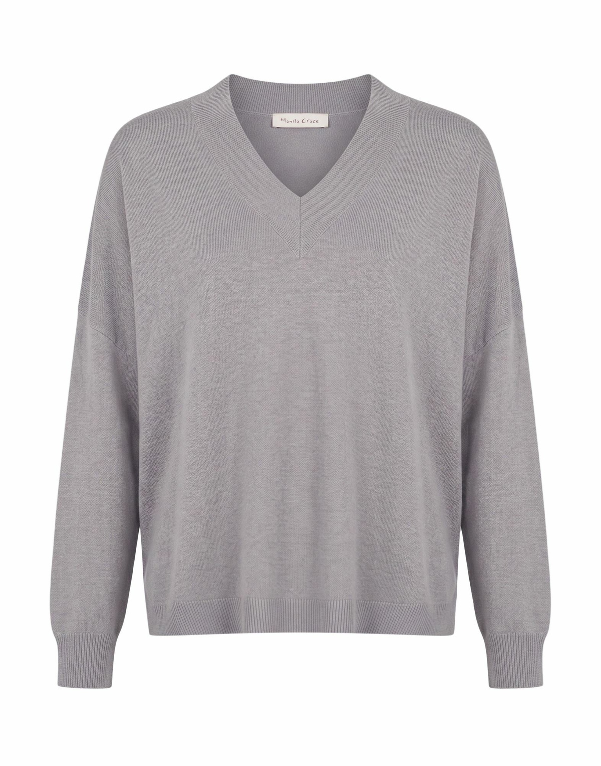 Manila Grace Womens Sweater in Grey