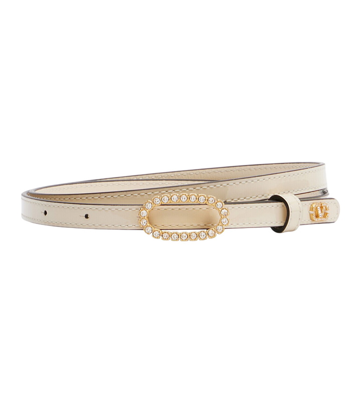 Photo: Valentino Garavani Embellished leather belt