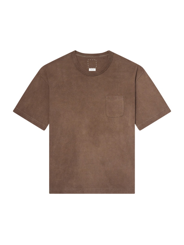 Photo: Visvim - Cotton-Jersey T-Shirt - Brown