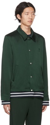 AMI Alexandre Mattiussi SSENSE Exclusive Green Ami De Cœur Jacket