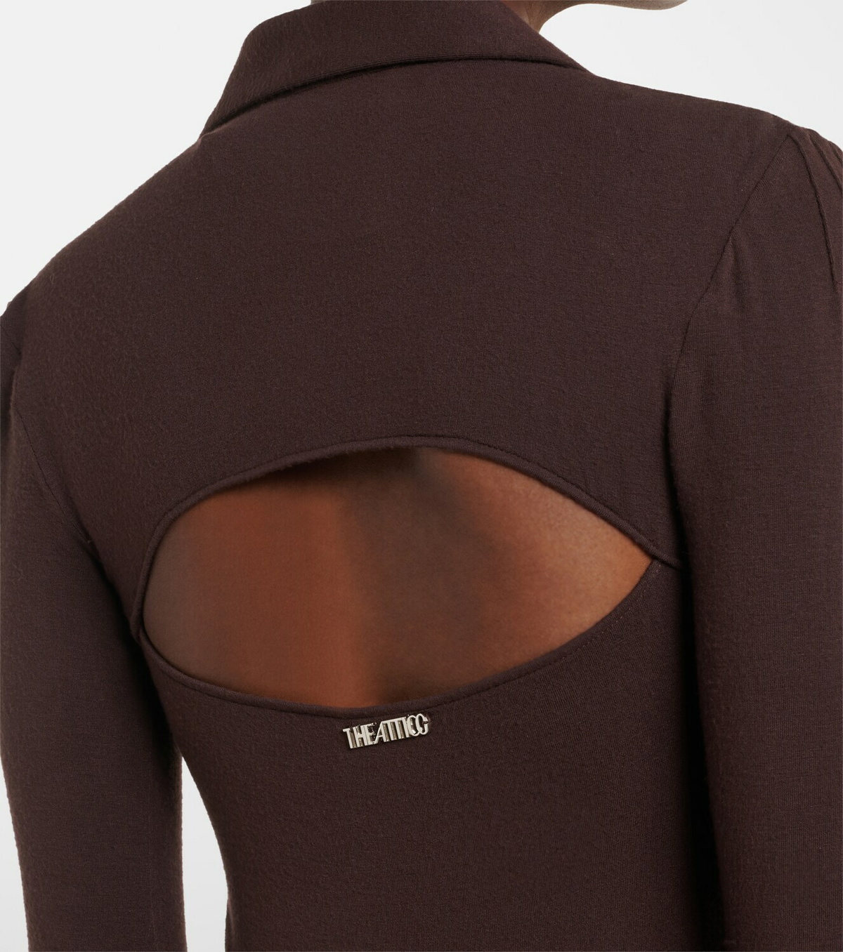 The Attico Belted polo dress