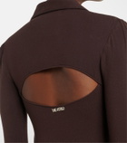 The Attico Belted polo dress