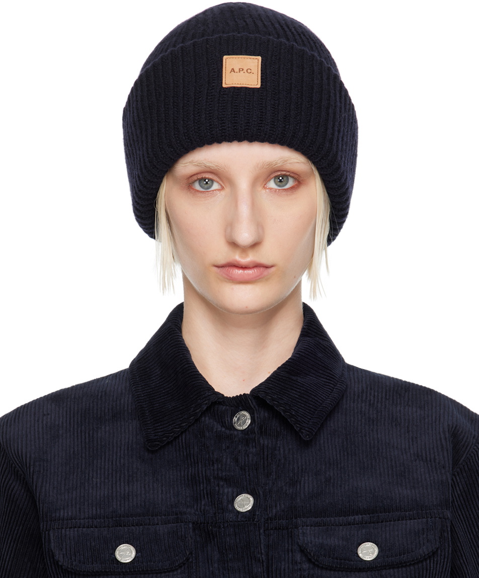 A.P.C. Navy Michele Beanie