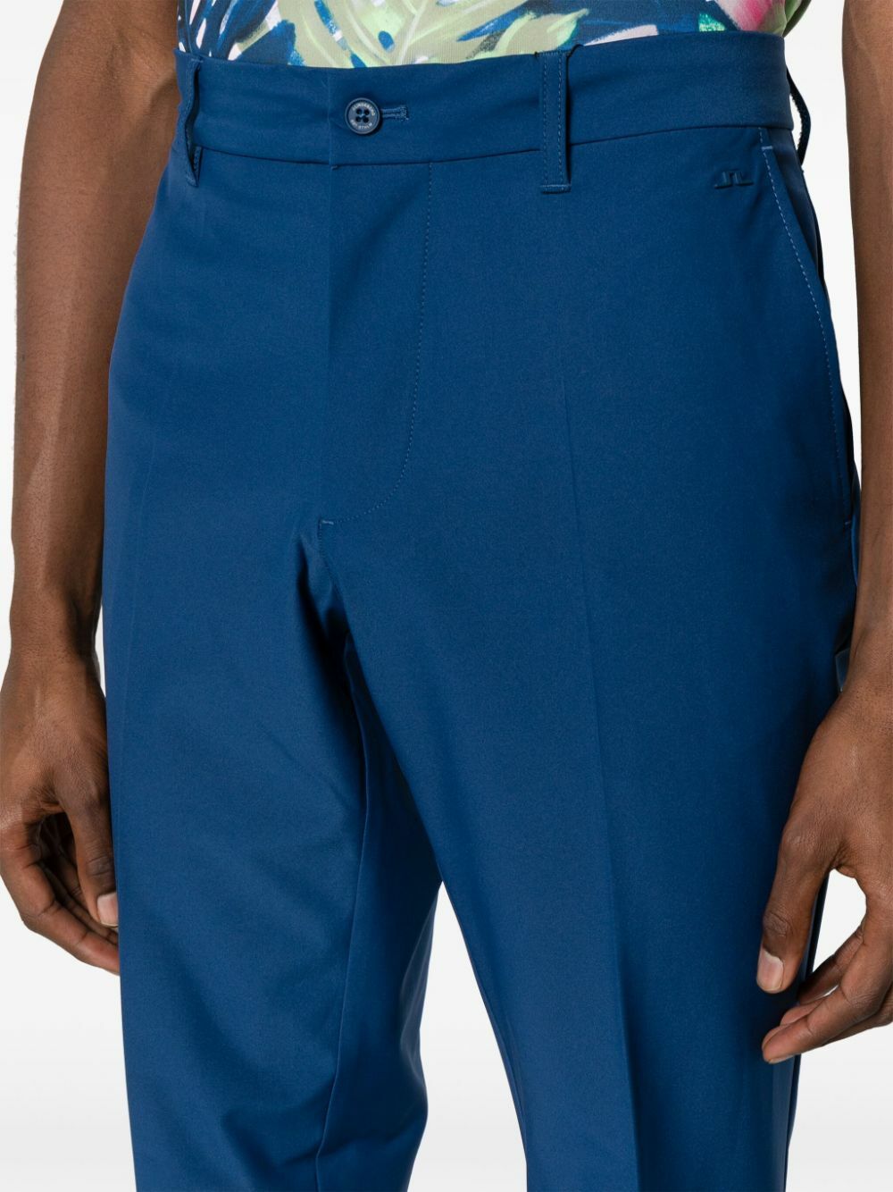 J.Lindeberg Blue Elliot Straight-Leg Trousers