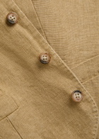 Polo Ralph Lauren Tailored Linen Vest Brown
