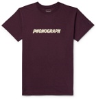 nonnative - Printed Cotton-Jersey T-Shirt - Burgundy