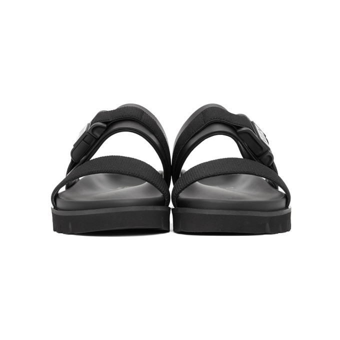 Valentino Black Valentino Garavani VLTN Slides